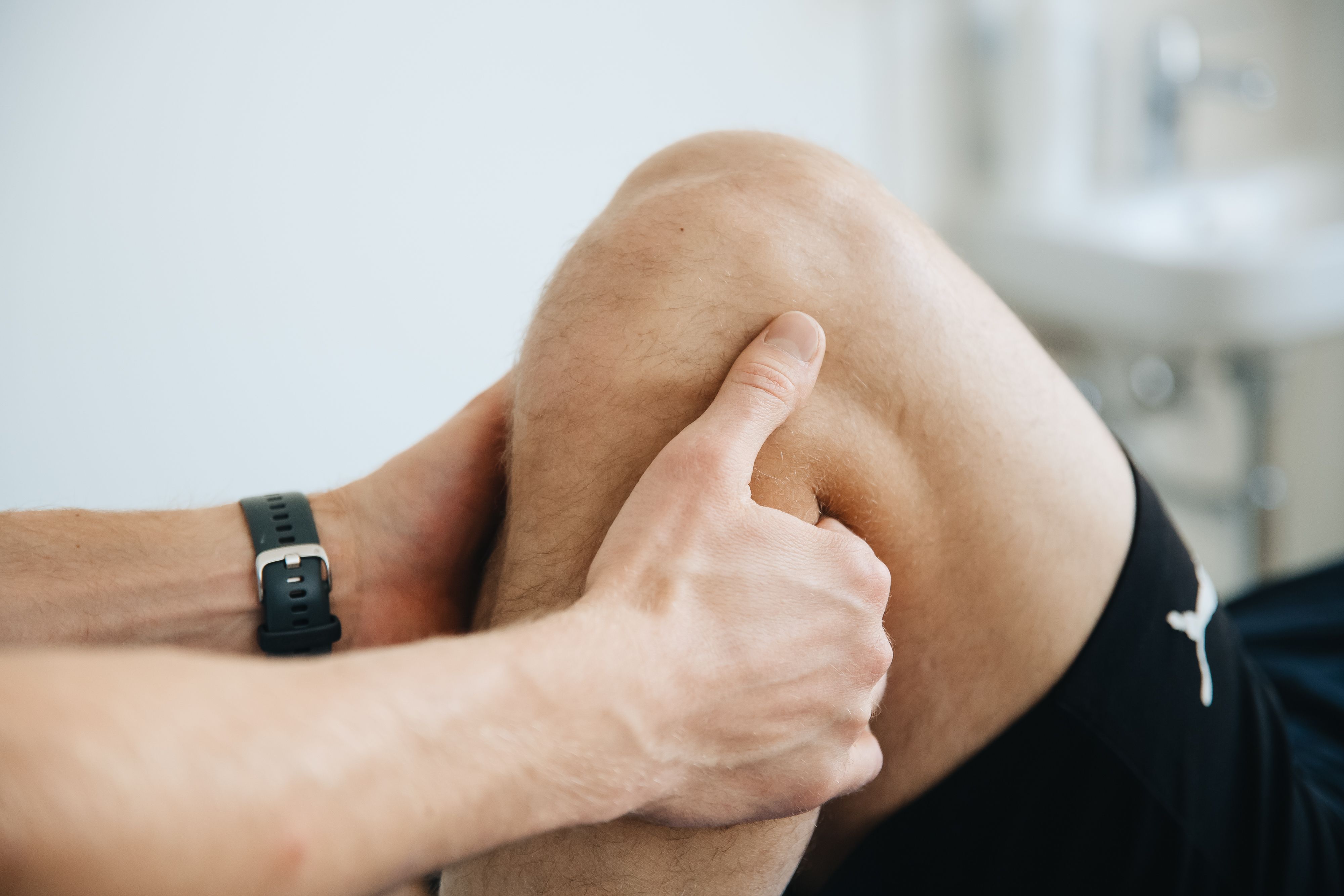 Detailaufnahme einer Behandlungsmaßnahme
